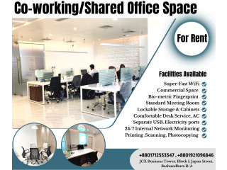 Furnished Co-working Office Space Rent In Bashundhara R/A